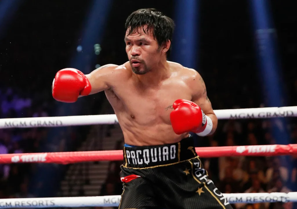 image of manny pacquiao's return to the ring