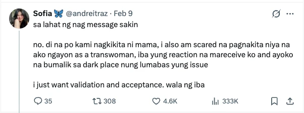 image of izzy trazona: pahayag ni sofia sa social media
