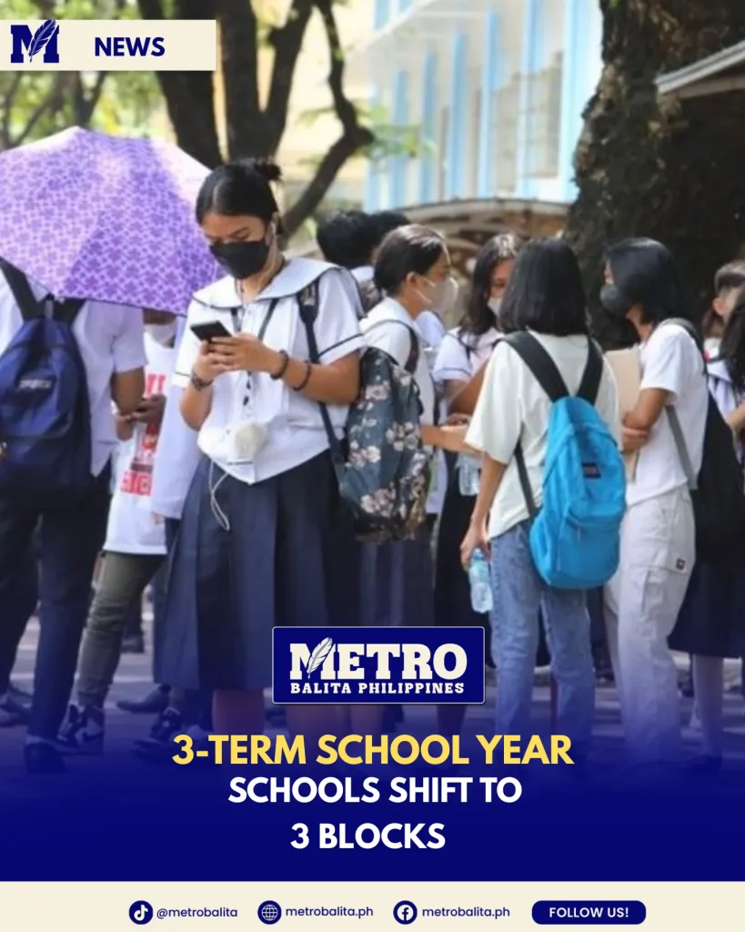 image of 3-term school year new calendar setup for students