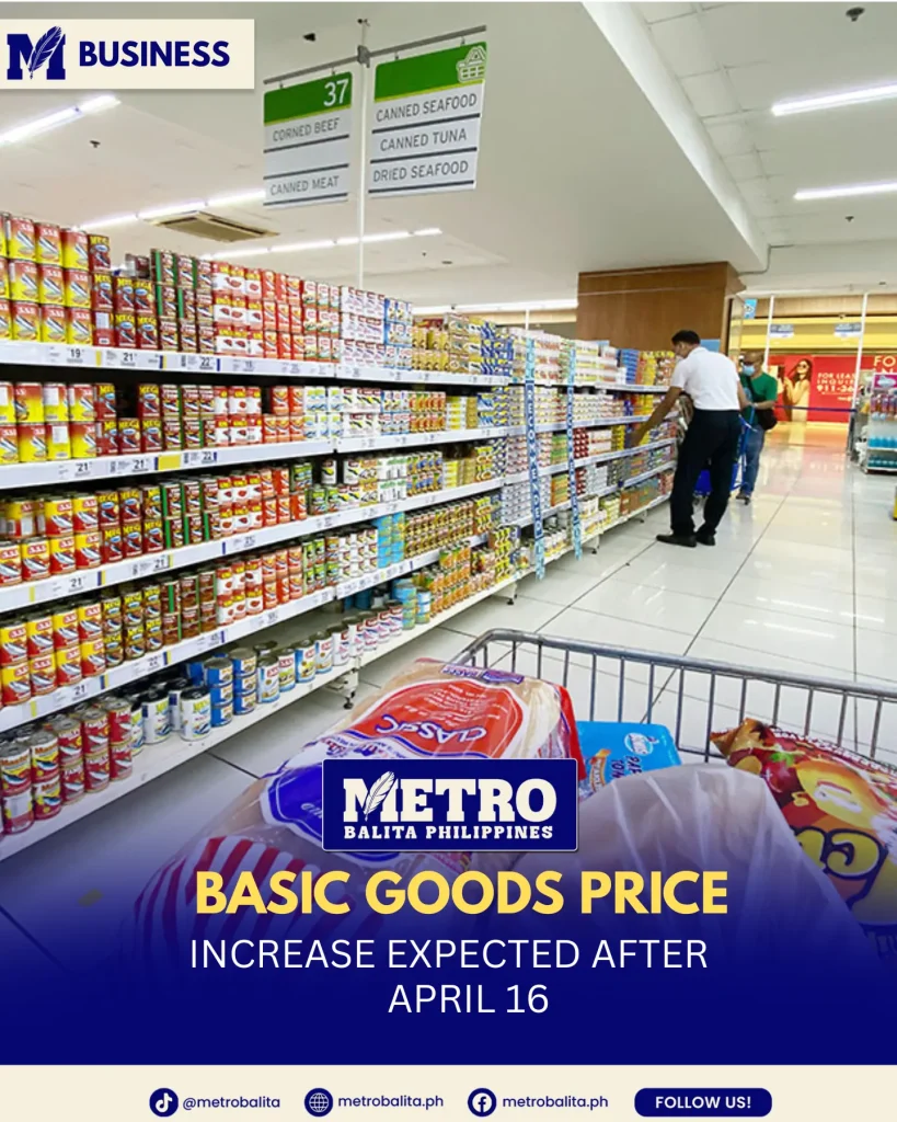 image of dti basic goods announcement: price adjustments coming this april 16