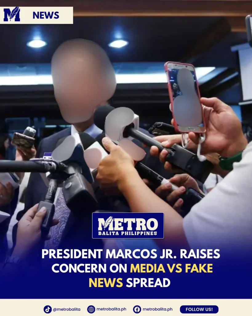 image of marcos jr. emphasizes media vs fake news awareness
