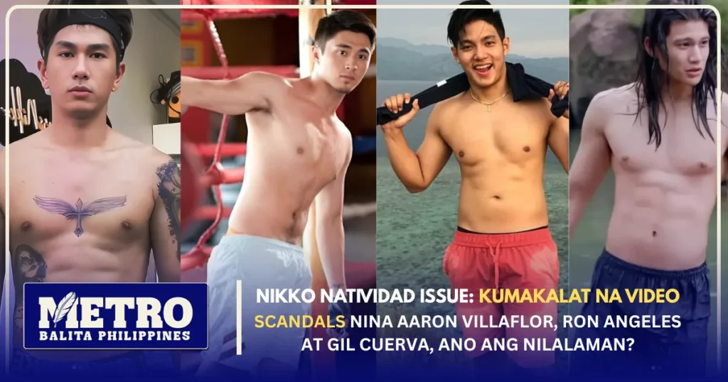 image of nikko natividad issue: kumakalat na video scandals nina aaron villaflor, ron angeles at gil cuerva, ano ang nilalaman?