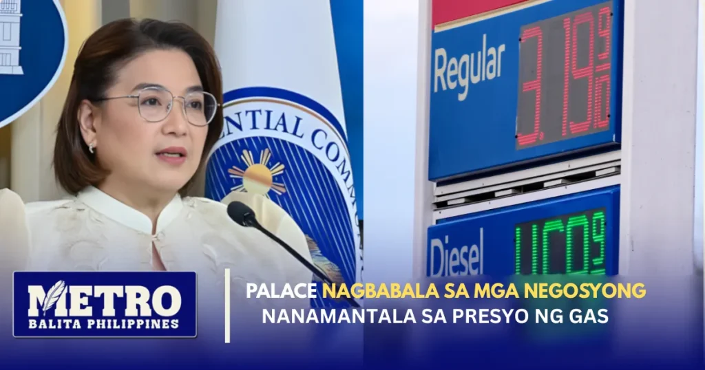 Palace Nagbigay Babala sa Mga Negosyong Nanamantala sa Presyo