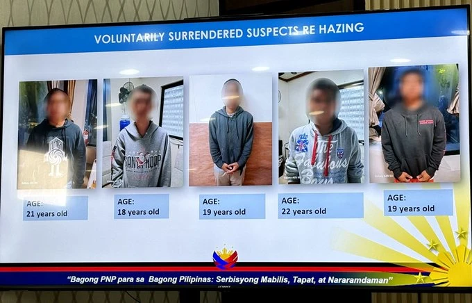 image of detalye ng pagsuko ng 4 frat member