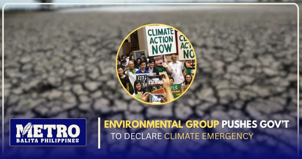 Environmental Group Pushes Gov’t to Declare Climate Emergency