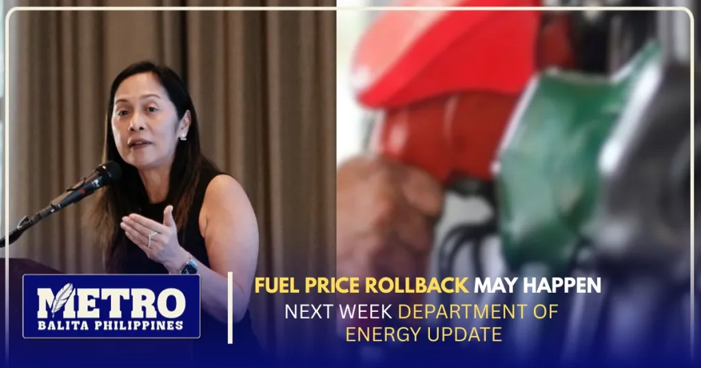 image of fuel price rollback may happen next week doe update