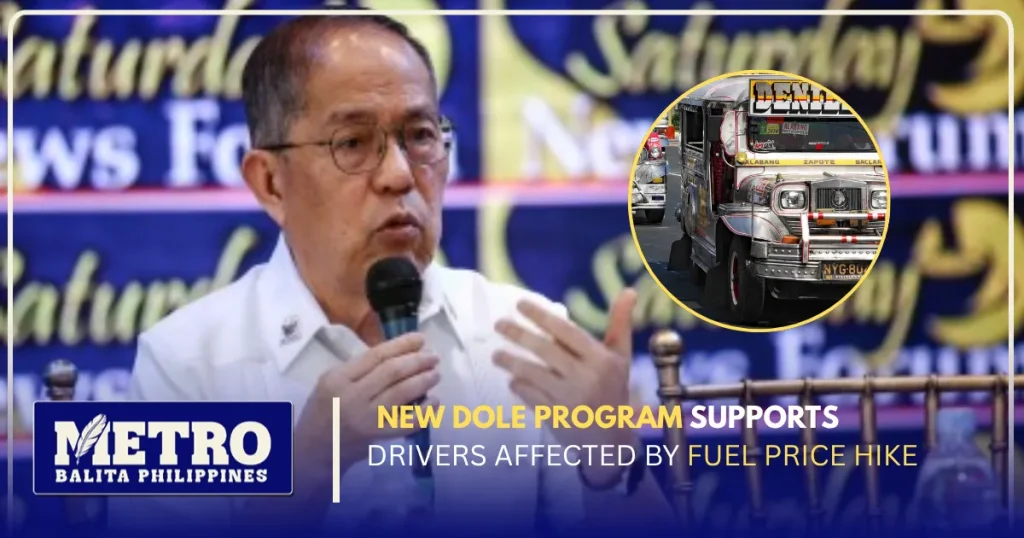 TUPAD Tuloy Pasada Sagot ng DOLE sa Problema sa Presyo ng Langis