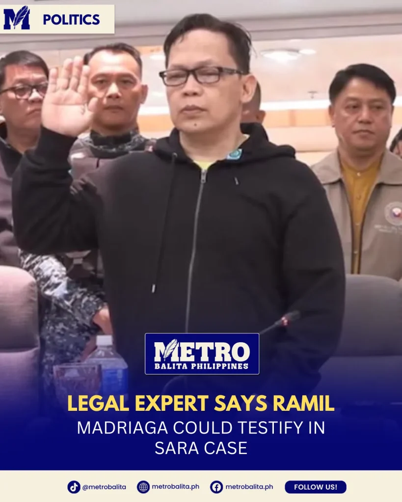 image of ramil madriaga may be state witness in vp sara impeachment case