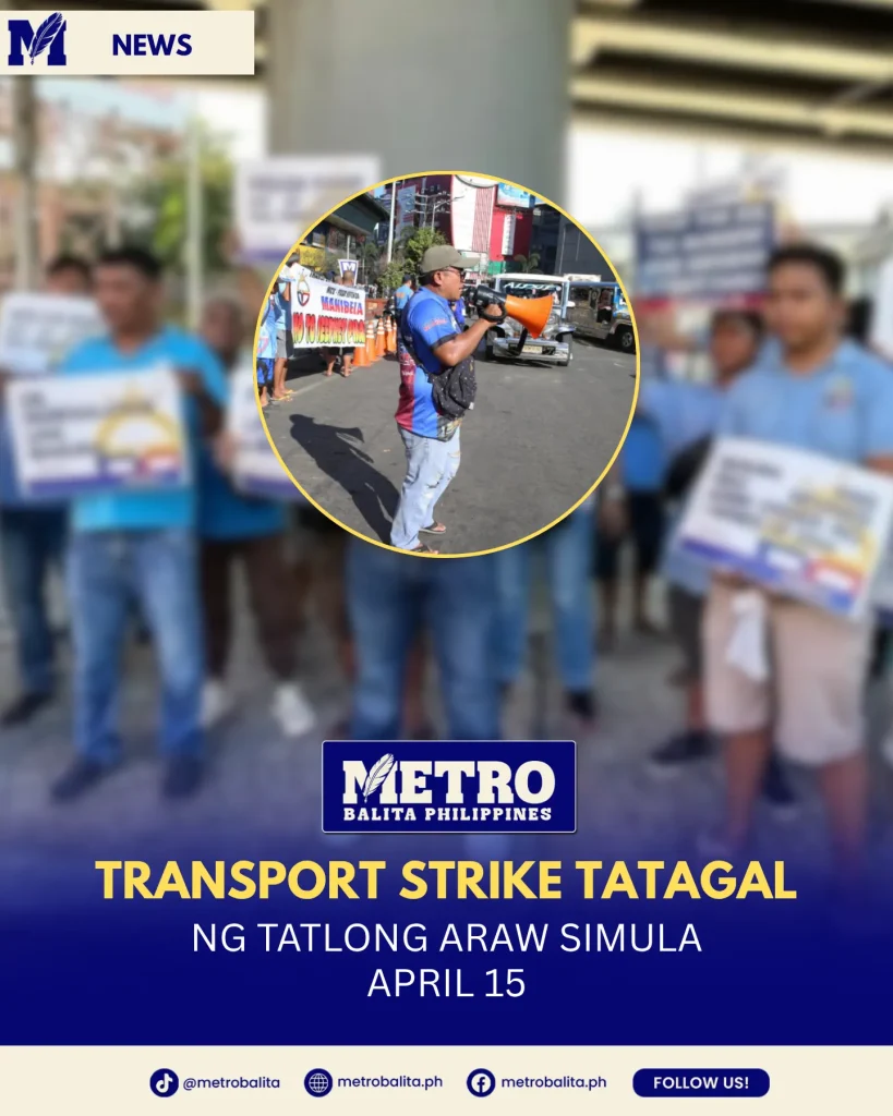 image of manibela nagdeklara ng 3 araw na transport strike sa buong bansa