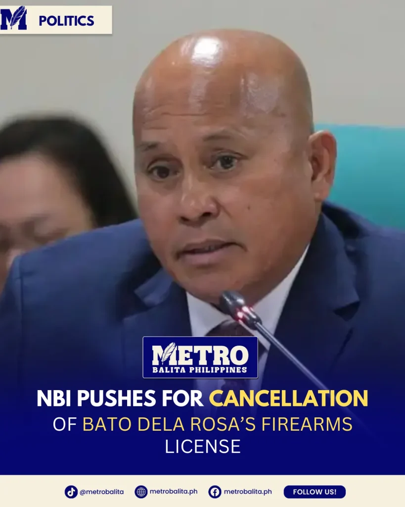 image of bato dela rosa firearms issue: nbi seeks cancellation of gun license