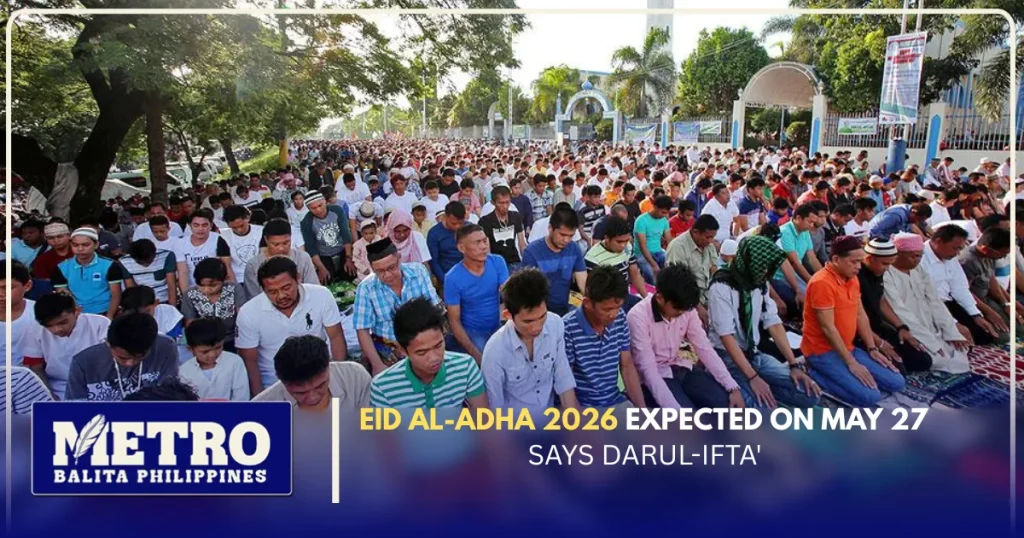 Eid al-Adha 2026 Expected on May 27, Says Darul-Ifta’