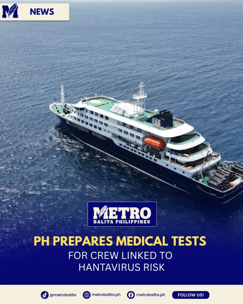 image of filipino crew from mv hondius may undergo hantavirus testing