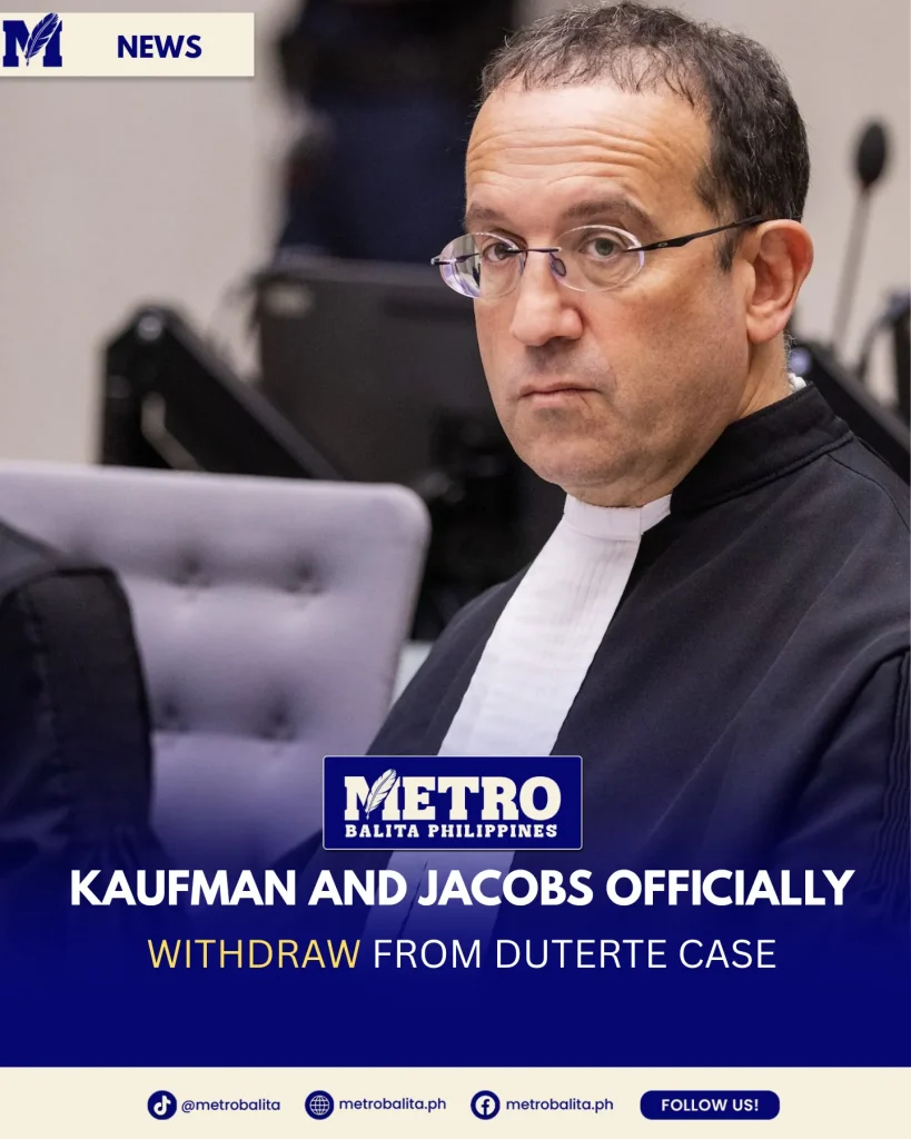 image of kaufman withdraws as duterte lawyers officially leave the case