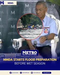 image of mmda prepares metro areas for possible flooding this wet season