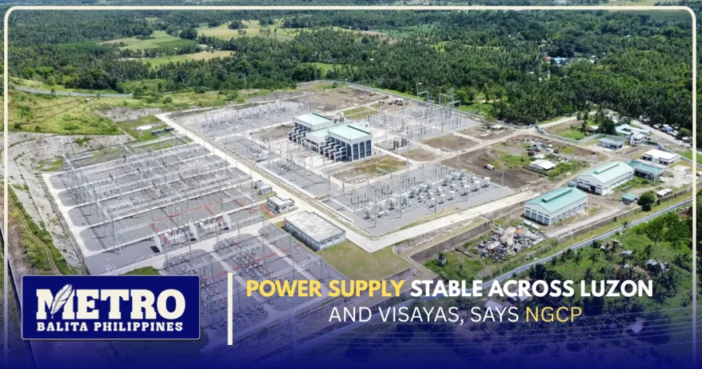 Power Supply Stable Across Luzon and Visayas, Says NGCP