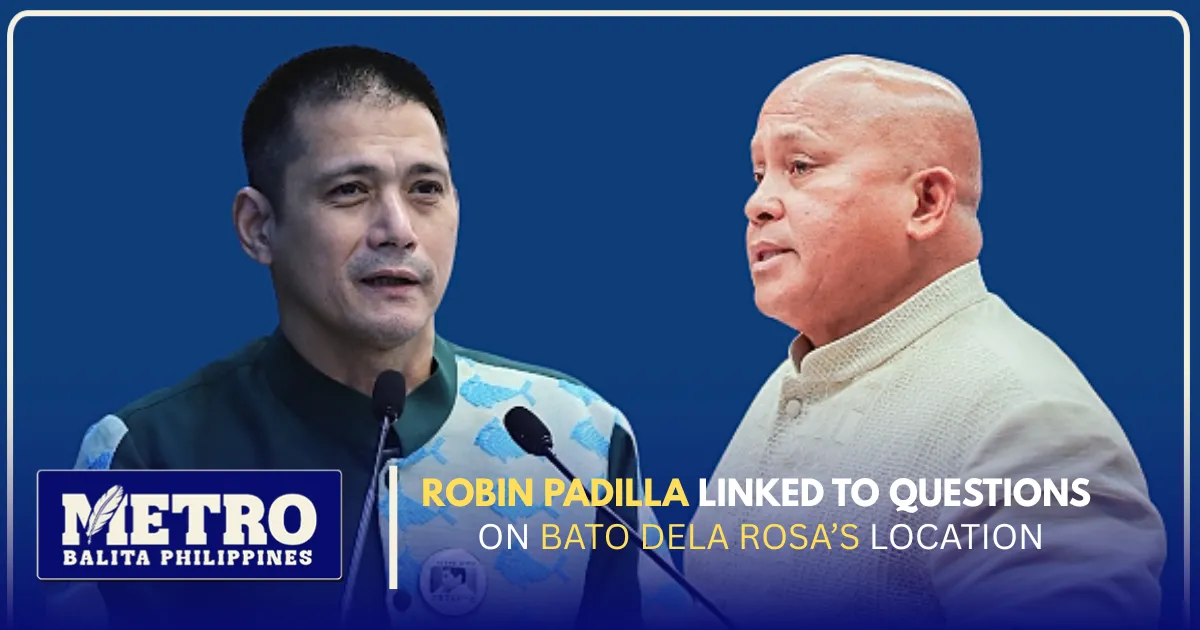 image of robin padilla linked to questions on bato dela rosa’s location