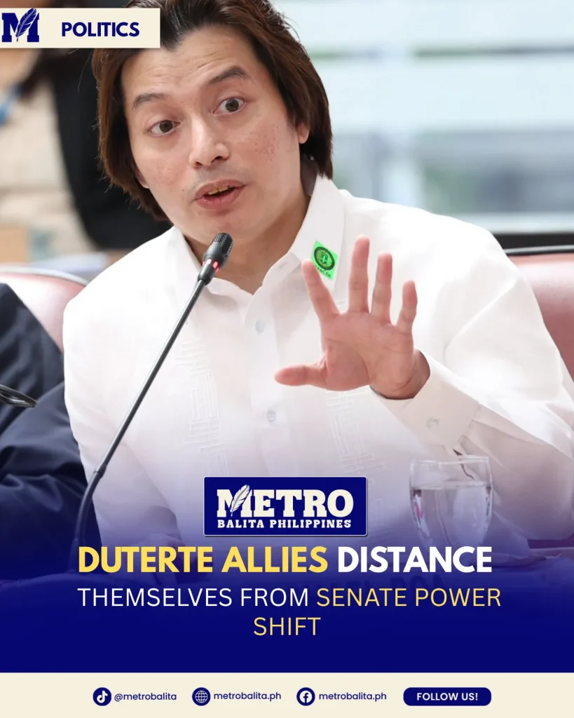 image of sara duterte impeachment team denies involvement in senate power shift