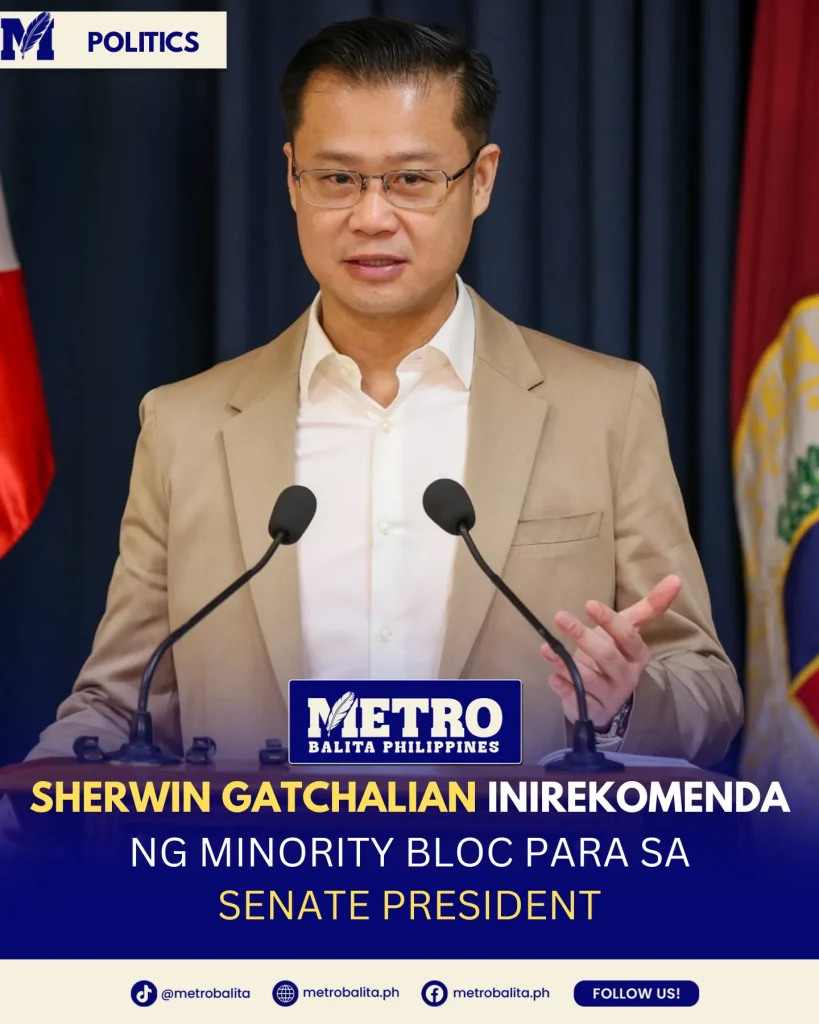 image of sherwin gatchalian, pinupush ng senate minority bilang bagong lider ng senado
