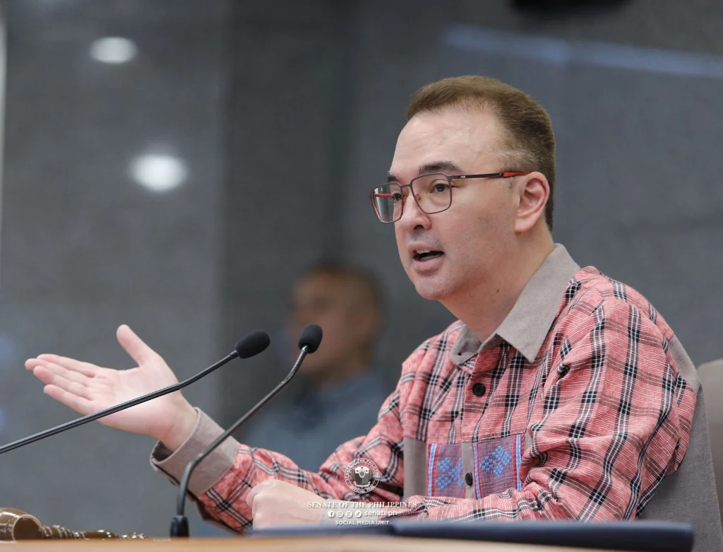 image of alan peter cayetano bilang bagong senate president