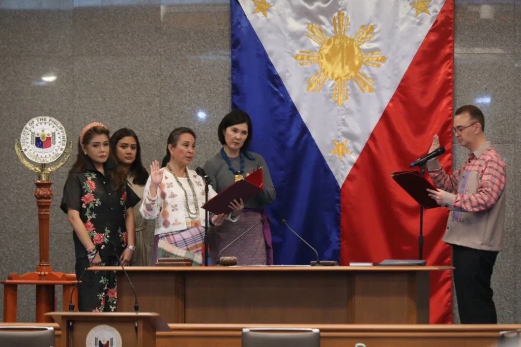 image of senators who supported the leadership change