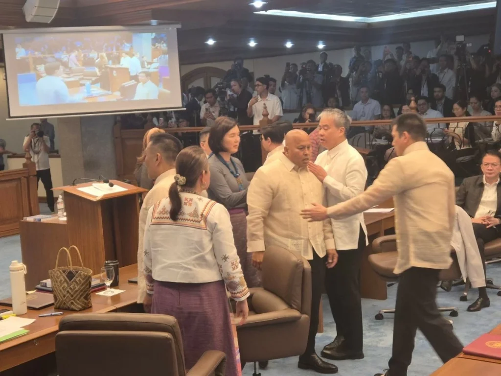 image of why bato dela rosa returned to the senate