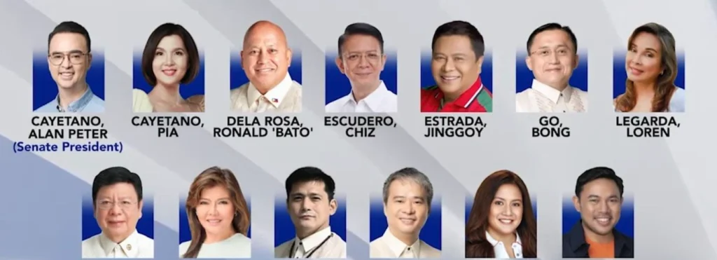 image of mga kasama sa majority bloc