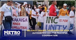 INC Rally Causes Heavy Traffic Across EDSA