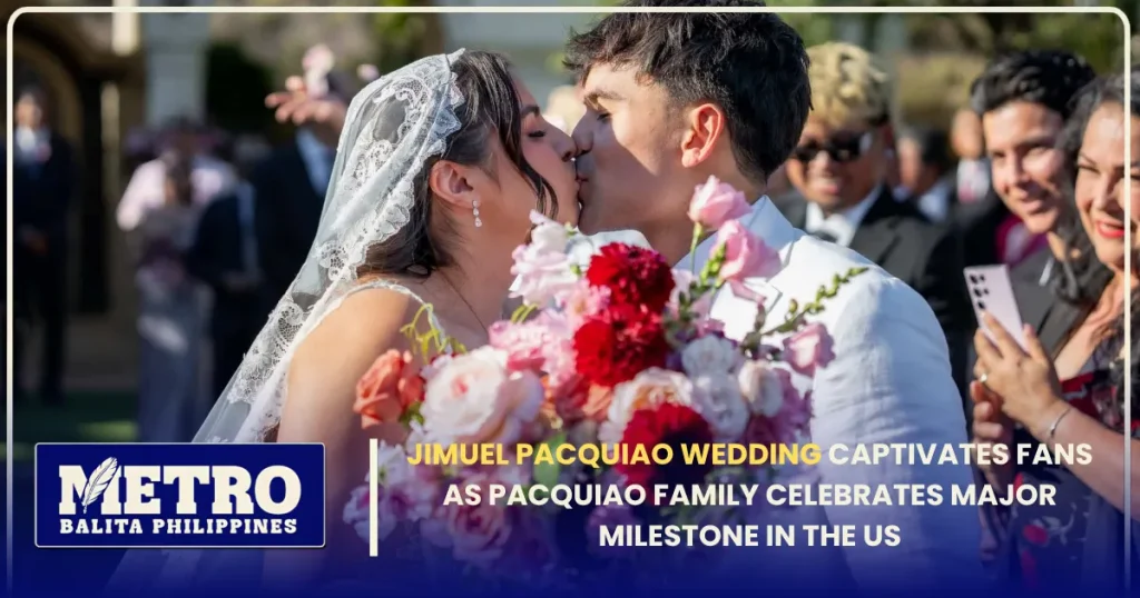 Jimuel Pacquiao Wedding Captivates Fans as Pacquiao Family Celebrates Major Milestone in the US