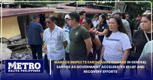 Marcos Inspects Earthquake Damage in General Santos as Government Accelerates Relief and Recovery Efforts