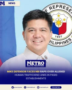 Mike Defensor faces NBI