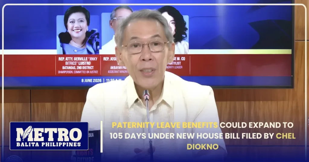 Paternity Leave Benefits Could Expand to 105 Days Under New House Bill Filed by Chel Diokno
