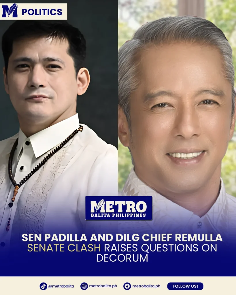 Sen Padilla and DILG chief Remulla