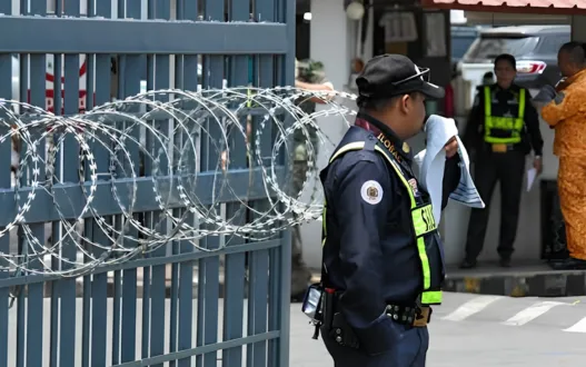 The senate under heightened security