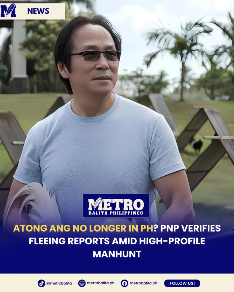 Atong Ang no longer in PH