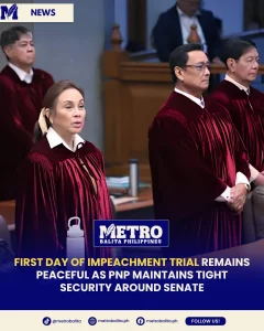 First day of impeachment trial
