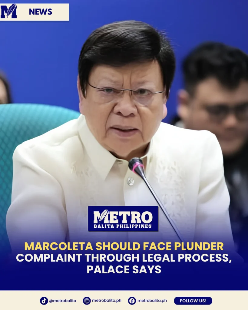 Marcoleta should face plunder