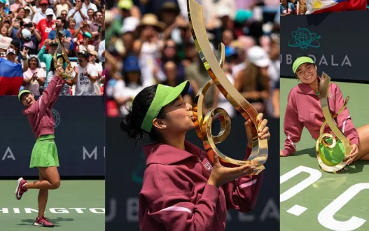 Alex Eala won her first WTA