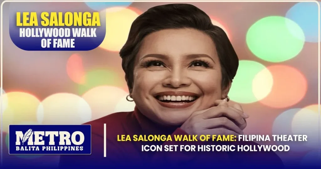 Lea Salonga Walk of Fame: Filipina Theater Icon Set for Historic Hollywood Star