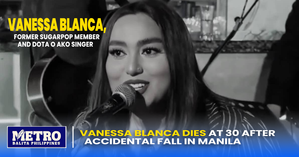 Vanessa Blanca Dies at 30 After Accidental Fall in Manila
